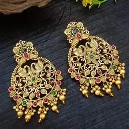 GRIIHAM Gold-Plated Contemporary Drop Earrings-image-24