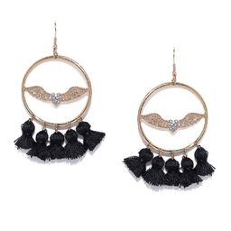 Bellofox Flying Heart Contemporary Drop Earrings-19