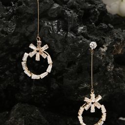 Celena Cole Gold-Plated Contemporary Drop Earrings-image-21