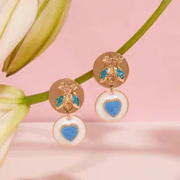 Zaveri Pearls Contemporary Drop Earrings-22