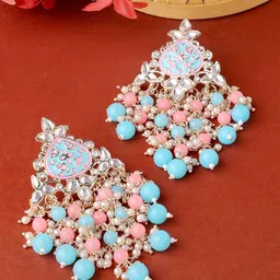 Zaveri Pearls Contemporary Drop Earrings-image-80