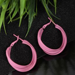 YouBella Contemporary Hoop Earrings-image-88