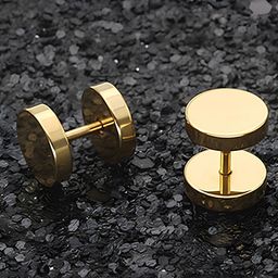 KARISHMA KREATIONS Gold Plated Stainless Steel Studs Earrings-image-22