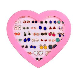 Yellow Chimes Set of 36 Multicoloured Quirky Studs Earring-23