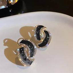 styledose Gold-Plated Crystals Studded Contemporary Studs-27