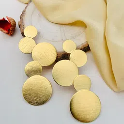 ABDESIGNS Gold-Plated Classic Drop Earrings-25