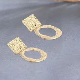 Adwitiya Collection Gold Plated Drop Earrings-image-89