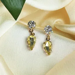 Accessorize Classic Crystal -Studded Drop Earrings-23