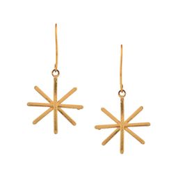 Silvermerc Designs Gold Plated Classic Drop Earrings-1