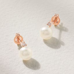 MINUTIAE Rose Gold Plated Studs Earrings-37