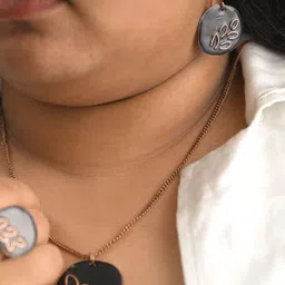 Ekibeki Circular Drop Earrings-57