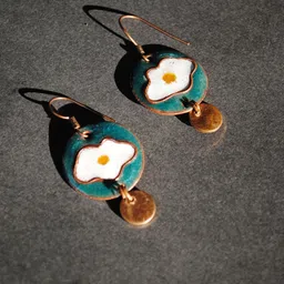 Ekibeki Circular Drop Earrings-image-14