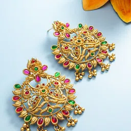aadita Gold-Plated Circular Chandbalis-47