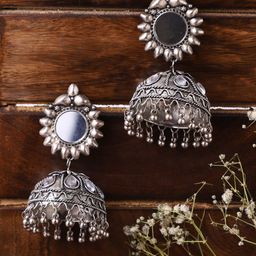 VENI Contemporary Jhumkas Earrings-16
