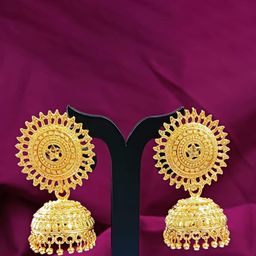 Efulgenz Gold-Plated Contemporary Jhumkas-57