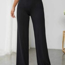 Next One Relaxed Straight Leg Loose Fit High-Rise Easy Wash Stretchable Parallel Trousers-picture-38