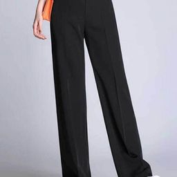 Next One Women Relaxed Straight Leg Loose Fit High-Rise Stretchable Parallel Trousers-picture-38