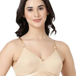 BLOSSOM Embroided Full Coverage High Support Pure Cotton Everyday Bra - All Day Comfort-32