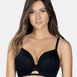 PARFAIT Plus Size Black & Beige Mesh Underwired Lightly Padded Everyday Bra A1601-picture-36