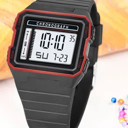 Franklord Men Brass Dial & Bracelet Style Straps Digital Watch F-146 BRG A-image-43