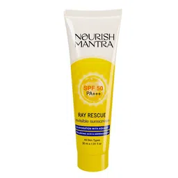 Nourish Mantra Ray Rescue Sunscreen With SPF 50 - 30ml-56