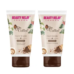 BeautyRelay London Dr. Coffee Face Wash & Face Mask 200 ml each - Buy 1 Get 1 Free-12