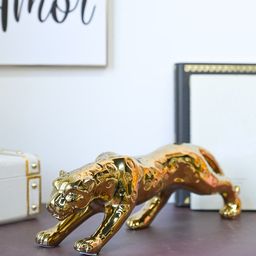 MARKET99 Golden Leopard Statue Figurine Showpiece-image-81