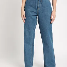 The Roadster The Lifestyle Co Pure Cotton Straight-Fit High Rise No Fade Jeans-picture-8