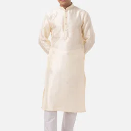THE KURTA COMPANY Mandarin Collar Kurta-image-26
