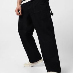 Urbano Fashion Men Loose Fit Non-Stretchable Cargo Carpenter Jeans-image-45