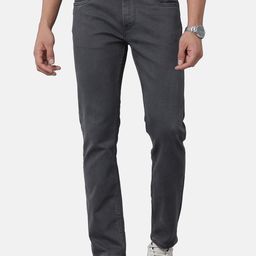 Voi Jeans Men Black Slim Fit Mid Rise Jeans-image-4