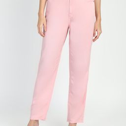 GUESS Women Jean Relaxed Fit Clean Look Cropped Stretchable Jeans-image-96