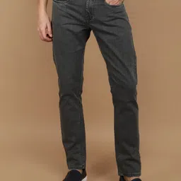 V-Mart Men Slim Fit Mid-Rise Clean Look Striped Cotton Jeans-image-7