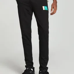 Puma Stylized Men Logo Printed Slim Fit Cotton Track Pants-36