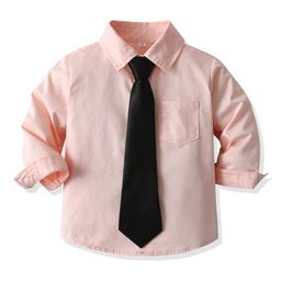 StyleCast x Revolte Unisex Kids Solid Spread Collar Casual Shirt-50