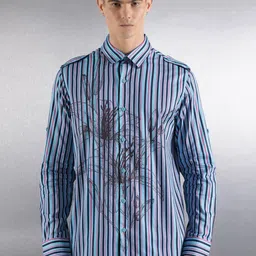 Breakbounce Boxy Printed Cotton Casual Shirt-picture-8