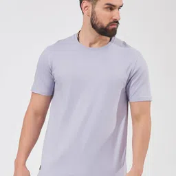Maniac Round Neck Short Sleeves Pure Cotton Slim Fit T-shirt-image-18
