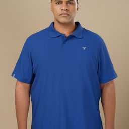 Technosport Men Polo Collar Extended Sleeves Anti Odour Slim Fit T-shirt-image-17