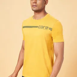 Ajile by Pantaloons Slim Fit Cotton Sports T-shirt-image-56