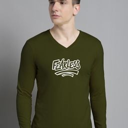 FBAR Typography Printed Slim Fit Cotton T-shirt-image-26