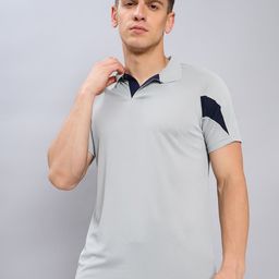Technosport Polo Collar Antimicrobial Pockets Slim Fit Tennis T-shirt-image-29