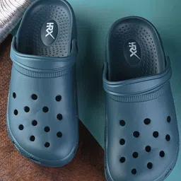 HRX by Hrithik Roshan Men Teal Blue Rubber Clogs-picture-28
