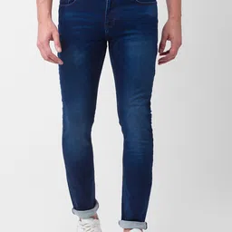 SPYKAR Men Blue Skinny Fit Low-Rise Light Fade Jeans-image-91