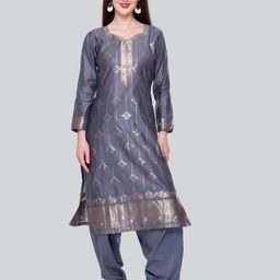 KIDAR Ethnic Motifs Printed Unstitched Dress Material-image-62