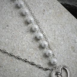 SOHI White & Silver-Plated Necklace-picture-48