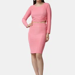 Popwings Self-Design Top With Skirt Co-Ords-picture-13