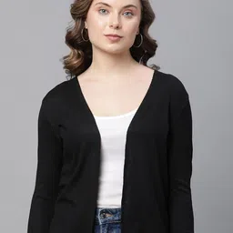 UnaOne Open Front Cotton Shrug-41