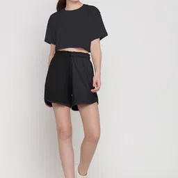 Wearjukebox Mid-Rise Top & Shorts Co-Ords-picture-48