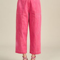 Style Island Women Relaxed Fit Cotton Trouser-image-51