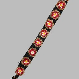 FIMBUL Traditional Hair Choti With Floral Jada Set-26
